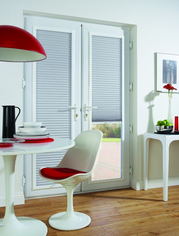 Pleated Door Blinds